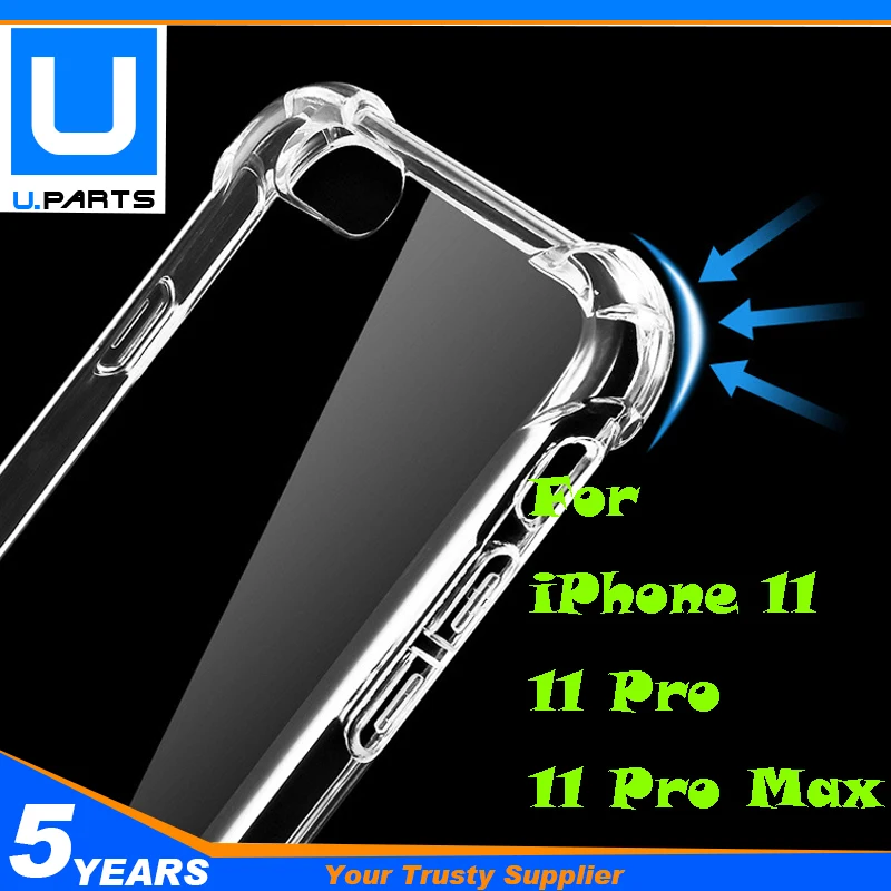 For Apple iPhone 11 / Pro / Max Soft TPU Shell Bumper Corner Air Cushion Shockproof Mobile Phone Case
For Apple iPhone 11 / Pro / Max Soft TPU Shell Bumper Corner Air Cushion Shockproof Mobile Phone Case