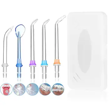 5x Portable Replaceable Dental Water Flosser Jet Tips Nozzles Sets For Oral Irrigator Dental Water Floss Teeth Cleaner With Box
5x Portable Replaceable Dental Water Flosser Jet Tips Nozzles Sets For Oral Irrigator Dental Water Floss Teeth Cleaner With Box