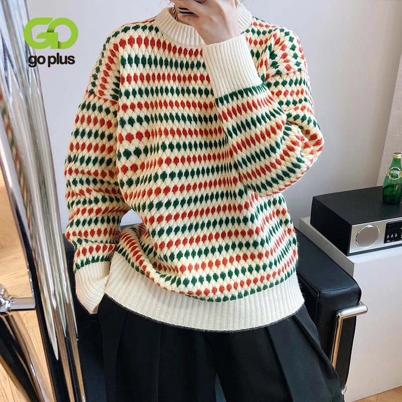 GOPLUS Woman Sweaters Winter Warm Sweater Christmas Knitted Tops Women 2020 Pullover Chandails Pull Femme Hiver Kersttrui Dames
GOPLUS Woman Sweaters Winter Warm Sweater Christmas Knitted Tops Women 2020 Pullover Chandails Pull Femme Hiver Kersttrui Dames