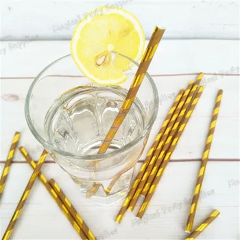 300pcs Metallic Gold Stripes Paper Straws Natural Kraft Candy Bar Birthday Party Baby Shower Wedding Fall Supplies
300pcs Metallic Gold Stripes Paper Straws Natural Kraft Candy Bar Birthday Party Baby Shower Wedding Fall Supplies