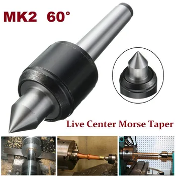 MK2 Revolving Live Center Morse Taper CNC Steel Point Tool Bit Lathe Tool