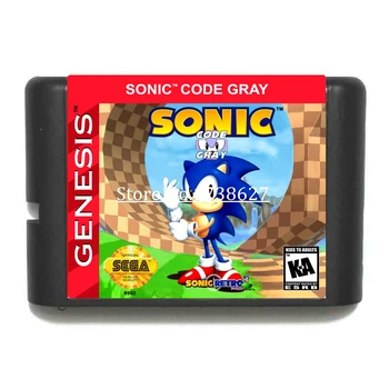 Sonic Code Gray 16Bit Game Cartridge for Sega MegaDrive & Genesis System Consoles
Sonic Code Gray 16Bit Game Cartridge for Sega MegaDrive & Genesis System Consoles