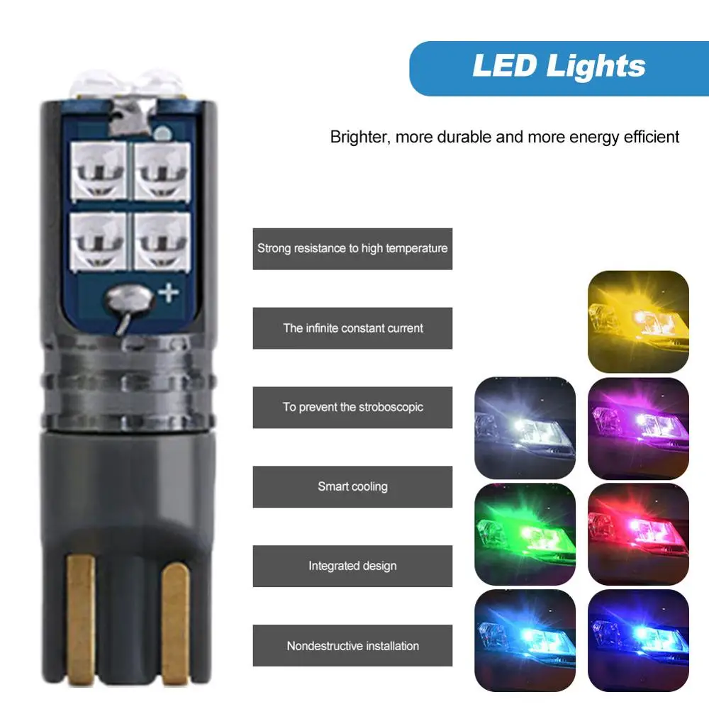 Car T10 LED 501 Canbus W5W 6 10 Smd 3030 Led 168 194 Car Interior Panel Dome Lighting Reading Lamp DC 12V Super Bright White Led
Car T10 LED 501 Canbus W5W 6 10 Smd 3030 Led 168 194 Car Interior Panel Dome Lighting Reading Lamp DC 12V Super Bright White Led