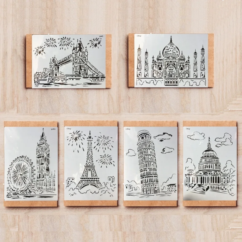 1Pcs 29cm A4 World Famous Building London Paris DIY Layering Stencils Painting Scrapbook Coloring Embossing Album Decor Template
1Pcs 29cm A4 World Famous Building London Paris DIY Layering Stencils Painting Scrapbook Coloring Embossing Album Decor Template