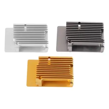 

Aluminum Alloy Heatsink Cooling Shell Radiator Protective Enclosure Case for Raspberry Pi 4 Model 4B+ Housing Case Accessories