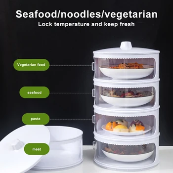 Transparent Stackable Food Insulation Cover Dustproof Portable for Home Kitchen I88
Transparent Stackable Food Insulation Cover Dustproof Portable for Home Kitchen I88