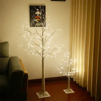 90CM LED Light Garland Silver Birch Festival Christmas Decoration for Home Indoor Warm White Tree Light Lamp USB Interface
90CM LED Light Garland Silver Birch Festival Christmas Decoration for Home Indoor Warm White Tree Light Lamp USB Interface