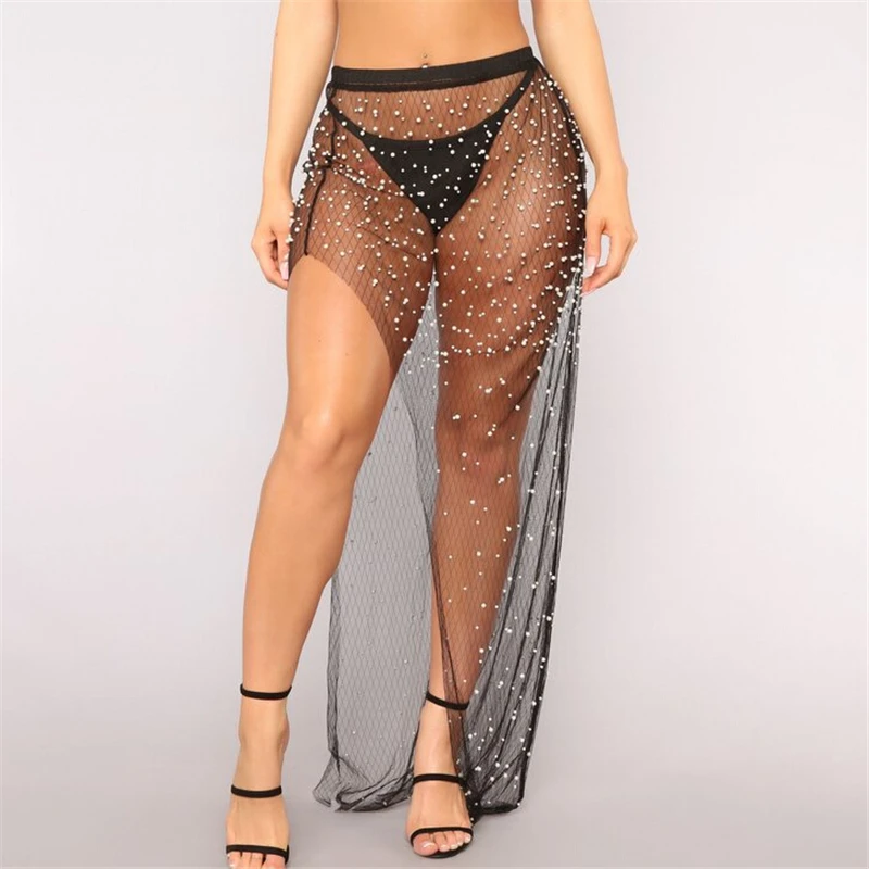 Summer Women Dress Mesh Pearl Bikini Wrap Sarong Bathing Suit Swimwear Cover Up Dress Ladies Long Skirt Pareos De Playa
Summer Women Dress Mesh Pearl Bikini Wrap Sarong Bathing Suit Swimwear Cover Up Dress Ladies Long Skirt Pareos De Playa