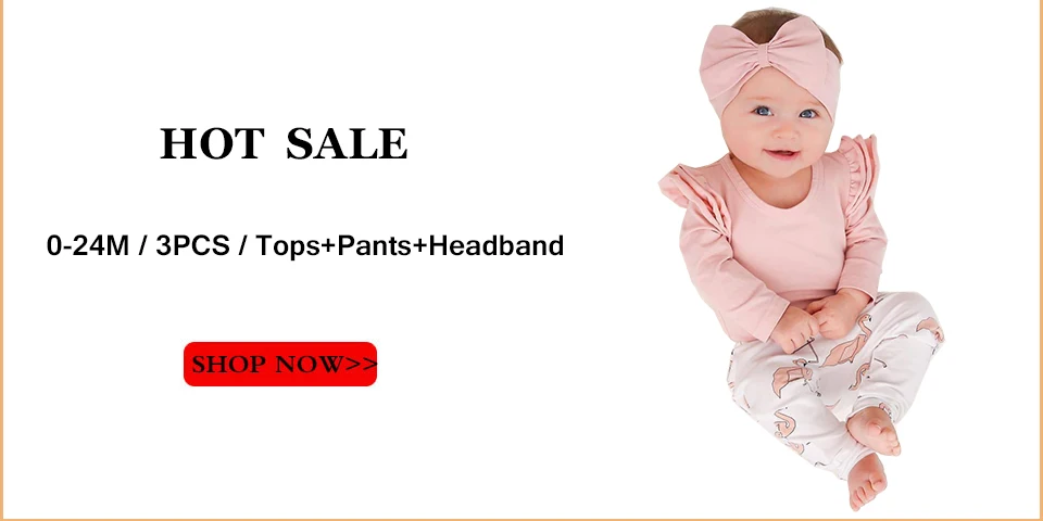 Newborn Baby Girl Clothes Set Fashion Autumn Long Sleeve Solid Color Romper Tops Stripe Pants Headband Infant Clothing Outfits
