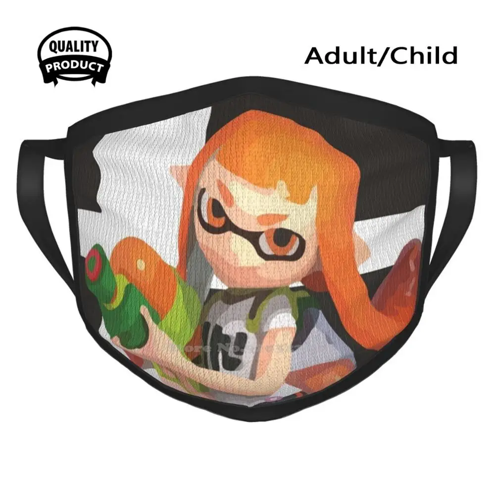 

Inkling Super Smash Bros Warmer Breathable Face Masks Inkling Splatoon Smash Bros Super Smash Bros Smash Inkling