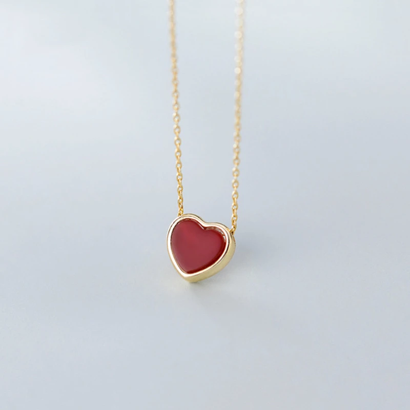 925 Sterling Silver Minimalist Enamel Red Heart Pendant Necklace for Women Wedding Party Jewelry Gift D5534
925 Sterling Silver Minimalist Enamel Red Heart Pendant Necklace for Women Wedding Party Jewelry Gift D5534