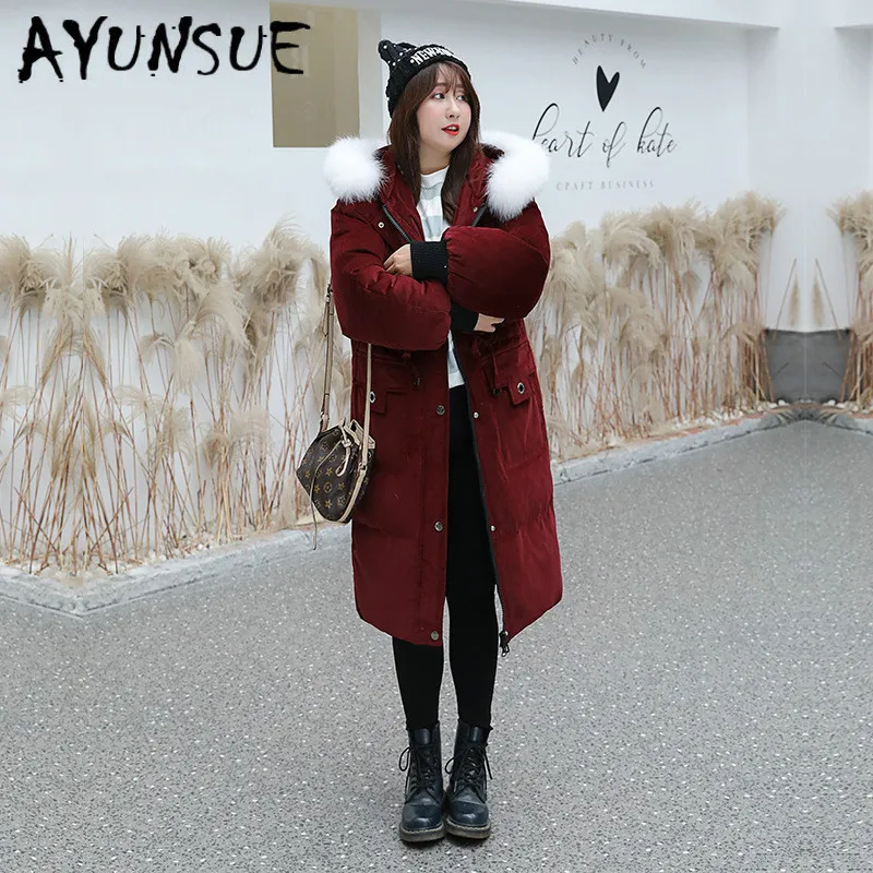 AYUNSUE Jacket Women Plus Size White Duck Down Coat Winter Down Jacket Women Jacket Korean Puffer Jacket Chaqueta Mujer YY1260
AYUNSUE Jacket Women Plus Size White Duck Down Coat Winter Down Jacket Women Jacket Korean Puffer Jacket Chaqueta Mujer YY1260