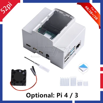 52Pi ABS Electrical Box Plastic Case for Raspberry Pi, with Cooling Fan Heatsinks Screwdriver for Raspberry Pi 4 B / 3 B + / 3 B
52Pi ABS Electrical Box Plastic Case for Raspberry Pi, with Cooling Fan Heatsinks Screwdriver for Raspberry Pi 4 B / 3 B + / 3 B
