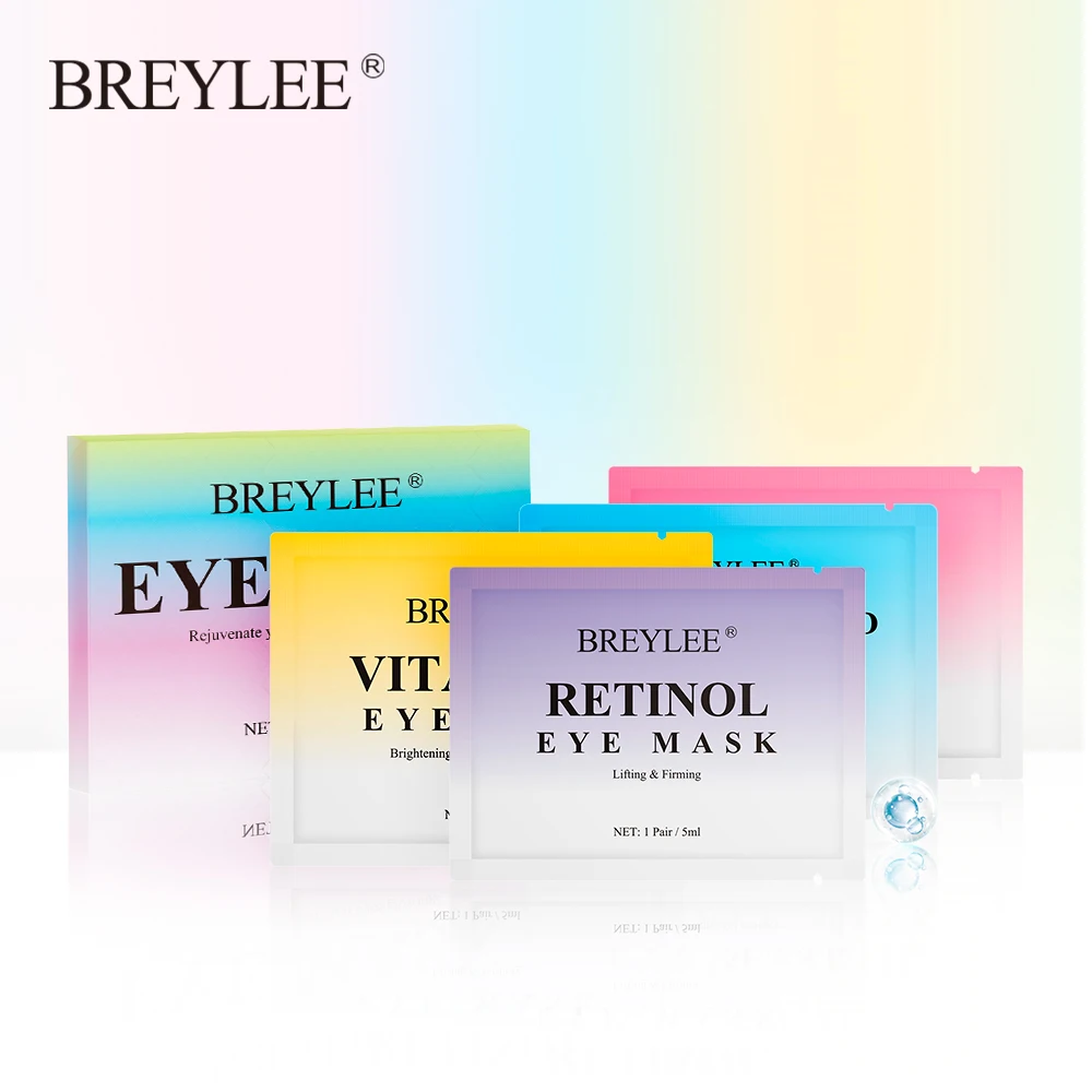 BREYLEE Eye Sheet Mask Vitamin C Whitening Hyaluronic Acid Retinol Anti-aging Rose Moisturizing Firming Skin Care Essence 8pairs
BREYLEE Eye Sheet Mask Vitamin C Whitening Hyaluronic Acid Retinol Anti-aging Rose Moisturizing Firming Skin Care Essence 8pairs