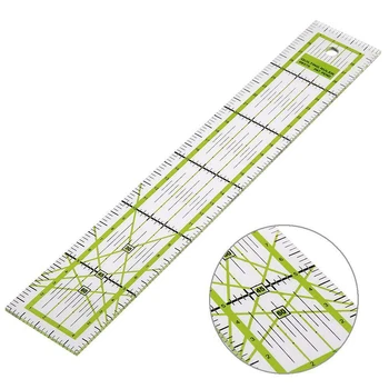 Double-color Ruler Patchwork Feet Tailor Yardstick Quilting DIY Craft Sewing Tool Measuring Patchwork Transparent Yardstick
Double-color Ruler Patchwork Feet Tailor Yardstick Quilting DIY Craft Sewing Tool Measuring Patchwork Transparent Yardstick