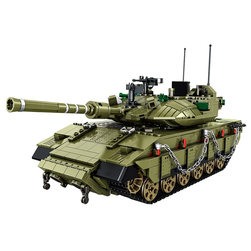 MEOA 632009 Military WW2 Series 1730PCS Merkava MK4 Main Battle Tank Set Building Blocks Military Bricks Toys Boy Stem Toys Gift
MEOA 632009 Military WW2 Series 1730PCS Merkava MK4 Main Battle Tank Set Building Blocks Military Bricks Toys Boy Stem Toys Gift