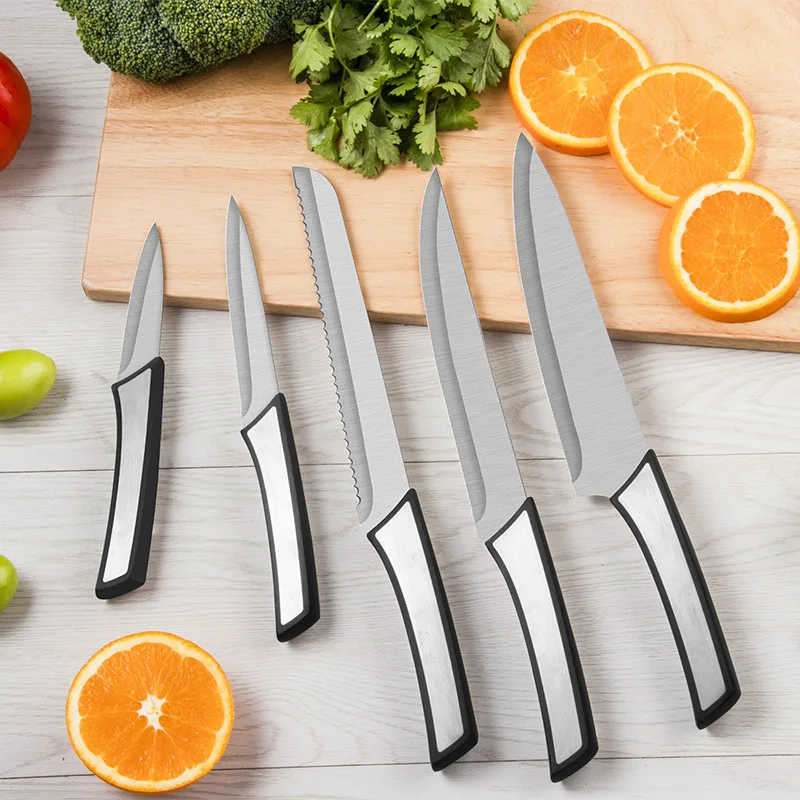 5Pcs/set Stainless Steel Cleaver Slicing Knife Boning Knife ABS Handle Kitchen Chef Knives Meat Cutter Cooking Tools
5Pcs/set Stainless Steel Cleaver Slicing Knife Boning Knife ABS Handle Kitchen Chef Knives Meat Cutter Cooking Tools