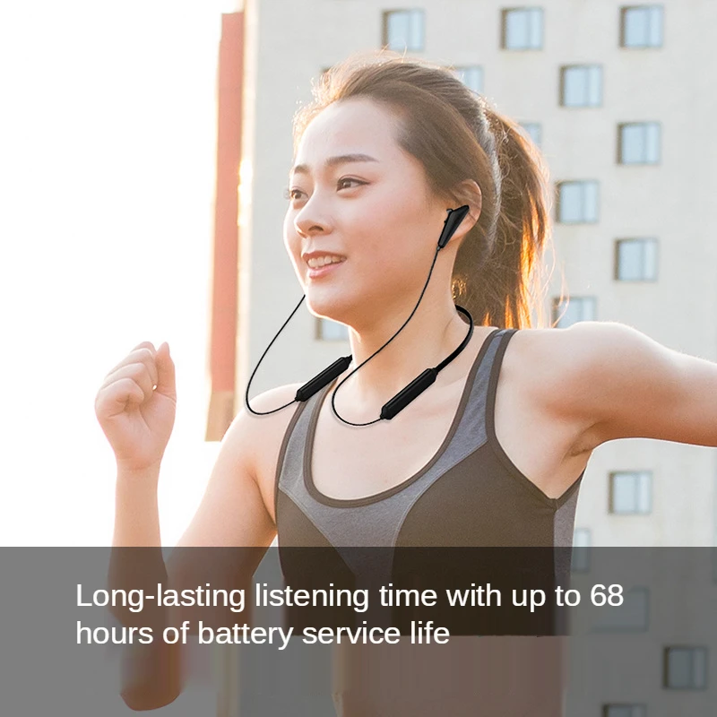In Ear Headset Neck Hanging Sports Stereo Earpiece Q60 Wireless BT5.0 Sports Earphones Headphone Stereo Headset Earbuds with Mic
In Ear Headset Neck Hanging Sports Stereo Earpiece Q60 Wireless BT5.0 Sports Earphones Headphone Stereo Headset Earbuds with Mic