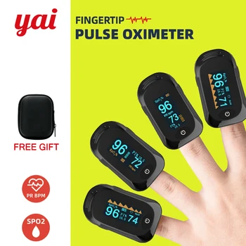 YAI Fingertip Pulse Oximeter Digital Blood Oxygen Saturation SPO2 Heart Rate Monitor Oxymeter Oximetro De Dedo Pulsioximetro
YAI Fingertip Pulse Oximeter Digital Blood Oxygen Saturation SPO2 Heart Rate Monitor Oxymeter Oximetro De Dedo Pulsioximetro
