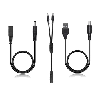 USB To DC Power Cable 40CM Led light wire Connectors ,1M Extension Power Cable Connector,5.5x2.1mm Port , DC 1 to 2 Splitter
USB To DC Power Cable 40CM Led light wire Connectors ,1M Extension Power Cable Connector,5.5x2.1mm Port , DC 1 to 2 Splitter