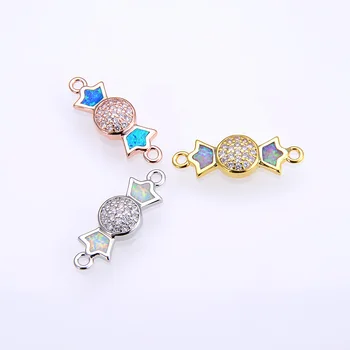 2pcs Crown Candy Copper Opel Bracelet Connector Accessories for DIY Bracelet Jewelry Making Charm Accessories Gift for Women
2pcs Crown Candy Copper Opel Bracelet Connector Accessories for DIY Bracelet Jewelry Making Charm Accessories Gift for Women