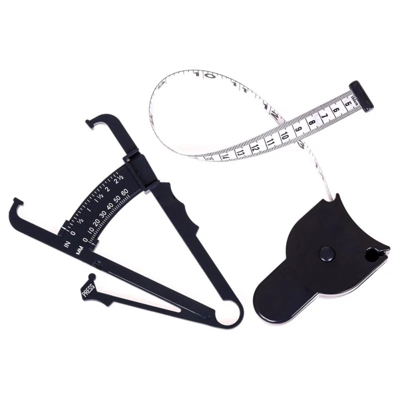 Skinfold Body Fat Caliper Body Fat Tester Skinfold Measurement Tape with Measurement Chart Outdoor Fitness Device
Skinfold Body Fat Caliper Body Fat Tester Skinfold Measurement Tape with Measurement Chart Outdoor Fitness Device