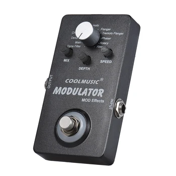 Electric Guitar Digital Modulator Effect Pedal with 11 Modulation Effects True Bypass Full Metal Shell
Electric Guitar Digital Modulator Effect Pedal with 11 Modulation Effects True Bypass Full Metal Shell
