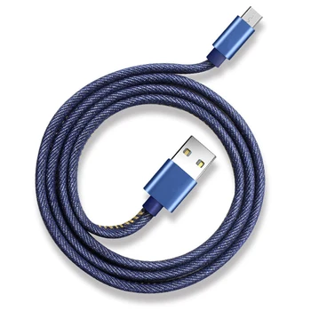 Wear-Resisting Jeans Phone Charger Cable Micro USB/Type-C Data Line for Android DU55
Wear-Resisting Jeans Phone Charger Cable Micro USB/Type-C Data Line for Android DU55