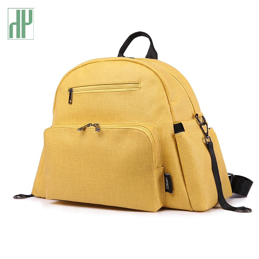 Stylish Multi-function Mother Diaper Bag Yellow PU Waterproof Stroller Bag with 2 Straps Large Capacity Fashion Maternity Bags
Stylish Multi-function Mother Diaper Bag Yellow PU Waterproof Stroller Bag with 2 Straps Large Capacity Fashion Maternity Bags