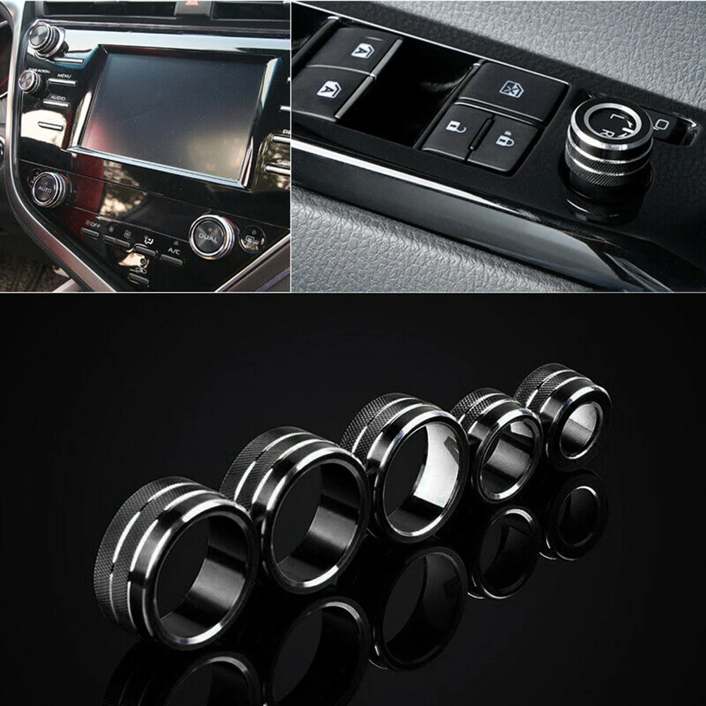 5pcs/set Car Interior Air Condition Audio Function Rear View Mirror Button Circle Trim For Toyota Camry 2018
5pcs/set Car Interior Air Condition Audio Function Rear View Mirror Button Circle Trim For Toyota Camry 2018