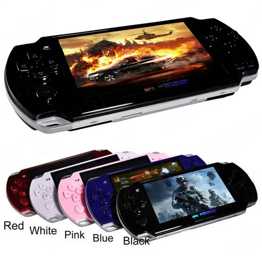 Built-in 5000 games Support AV Out 8GB 4.3 Inch PMP Handheld Game Player MP3 MP4 MP5 Player Video Camera Portable Game Console
Built-in 5000 games Support AV Out 8GB 4.3 Inch PMP Handheld Game Player MP3 MP4 MP5 Player Video Camera Portable Game Console
