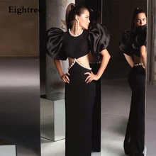 Eightree Sparkly Black Sequines O Neck Prom Dresses Short Sleeves Backless Evening Party Dress Prom Gowns Vestidos de festa
Eightree Sparkly Black Sequines O Neck Prom Dresses Short Sleeves Backless Evening Party Dress Prom Gowns Vestidos de festa