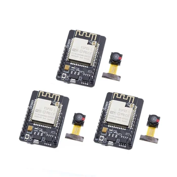 3PCS ESP32-CAM WiFi And Bluetooth Module ESP32-S Serial to WiFi ESP32 CAM Development Board With Camera Module
3PCS ESP32-CAM WiFi And Bluetooth Module ESP32-S Serial to WiFi ESP32 CAM Development Board With Camera Module