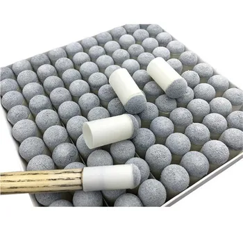 100pcs Billiard Cue Accessories 9/10/12/13mm Push-on Pool Snooker Billiard Bat Tips Cue Pool Tips Slip-on Stick Gray Color
100pcs Billiard Cue Accessories 9/10/12/13mm Push-on Pool Snooker Billiard Bat Tips Cue Pool Tips Slip-on Stick Gray Color