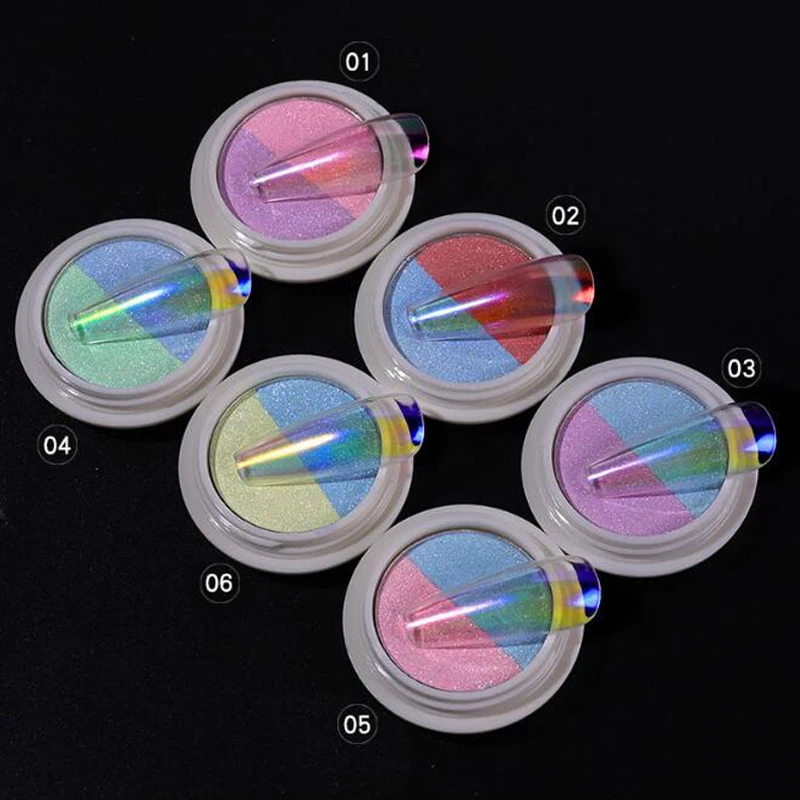 Nail Glitter Solid Nail Powder Two color Aurora Powder Manicure Symphony Mermaid Mirror Powder For Nails Supplies Glitter Nails
Nail Glitter Solid Nail Powder Two color Aurora Powder Manicure Symphony Mermaid Mirror Powder For Nails Supplies Glitter Nails