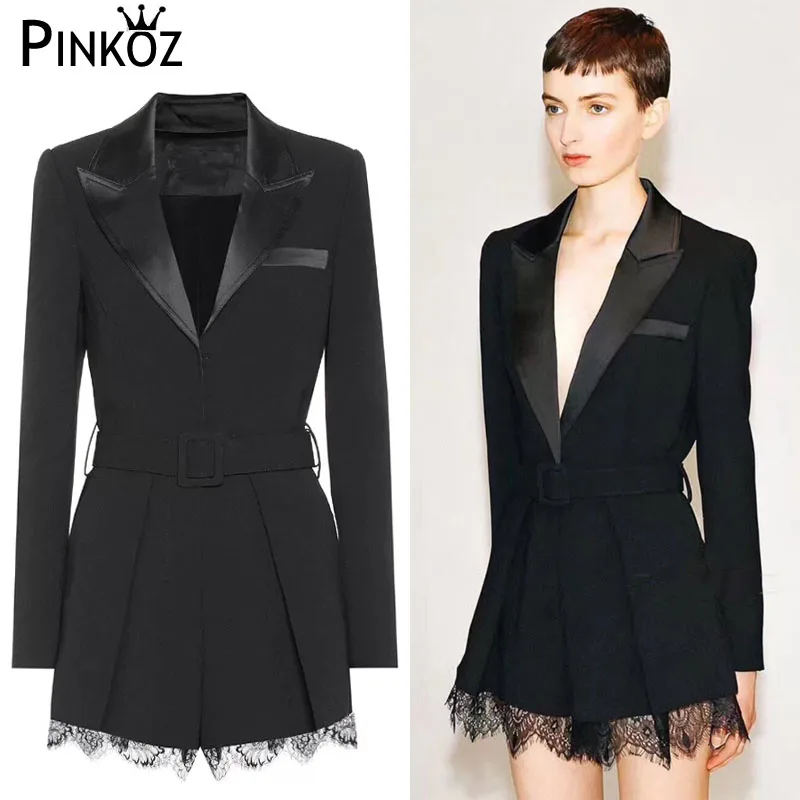 Pinkoz Runway Designer Autumn Winter Long Sleeve Womens Elegant OL Lace Patchwork Suit Blazer Outerwear Playsuits
Pinkoz Runway Designer Autumn Winter Long Sleeve Womens Elegant OL Lace Patchwork Suit Blazer Outerwear Playsuits