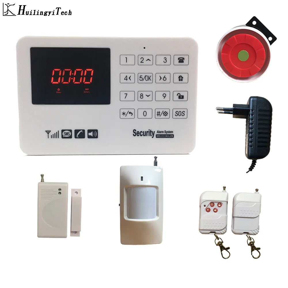 HuilingyiTech Wireless Home Alarm System House Security Kit Touch Screen Control Business Alarm Burglar Protect System
HuilingyiTech Wireless Home Alarm System House Security Kit Touch Screen Control Business Alarm Burglar Protect System