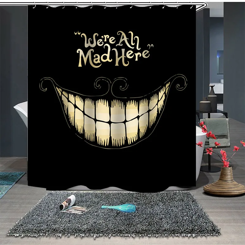Halloween Style Thickened Waterproof and Mould Proof Polyester Bathroom Curtain Personalized Creative Home Shower Curtain Print
Halloween Style Thickened Waterproof and Mould Proof Polyester Bathroom Curtain Personalized Creative Home Shower Curtain Print