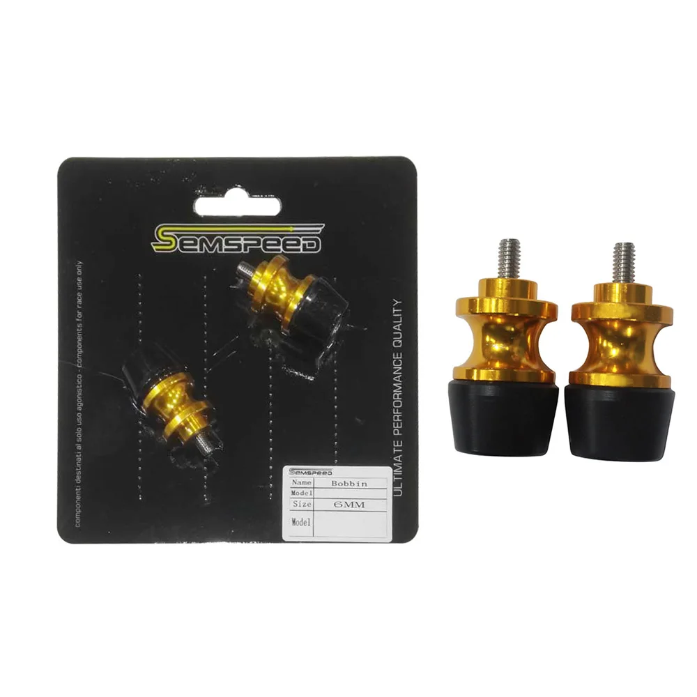 6MM Bobbins For YAMAHA MT15 MT-15 XSR900 2016-2018 YZF-R1 YZF-R1M YZF-R6 CNC Alloy Aluminum M6 Swingarm Stand Spools Sliders
6MM Bobbins For YAMAHA MT15 MT-15 XSR900 2016-2018 YZF-R1 YZF-R1M YZF-R6 CNC Alloy Aluminum M6 Swingarm Stand Spools Sliders