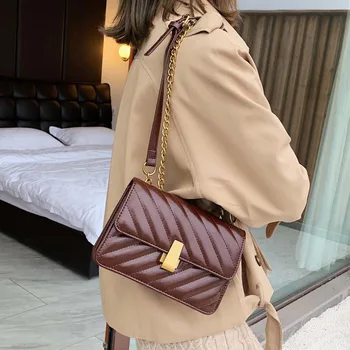 Retro Leather Solid Color Crossbody Bags Women 2020 Fashion Shoulder Messenger Bag Lady Chain Handbags Purses Bolsa Feminina
Retro Leather Solid Color Crossbody Bags Women 2020 Fashion Shoulder Messenger Bag Lady Chain Handbags Purses Bolsa Feminina