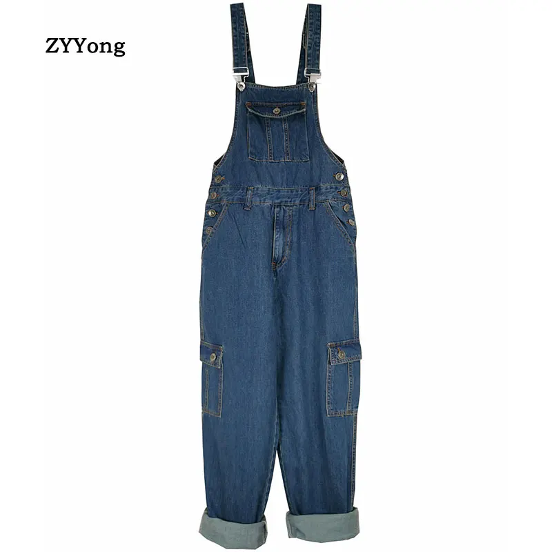 New Denim Overalls Men Solid Straight Loose One Piece Full Length Jeans Casual Straight Jeans Button Pant Pockets Big Size 30-46
New Denim Overalls Men Solid Straight Loose One Piece Full Length Jeans Casual Straight Jeans Button Pant Pockets Big Size 30-46