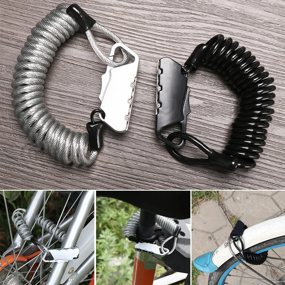 Mini Anti-Theft Resettable 3 Digit Bike Bicycle Cycling Spring Combination Cable Lock Senior Travel Luggage Locks Helmet Lock
Mini Anti-Theft Resettable 3 Digit Bike Bicycle Cycling Spring Combination Cable Lock Senior Travel Luggage Locks Helmet Lock