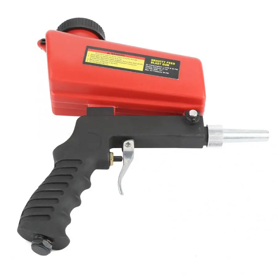 Paint Gun Pneumatic Sandblasting Gun Portable Sandblaster Gun with Hopper for Remove Rust Paint Scale Power Tool Accessories
Paint Gun Pneumatic Sandblasting Gun Portable Sandblaster Gun with Hopper for Remove Rust Paint Scale Power Tool Accessories