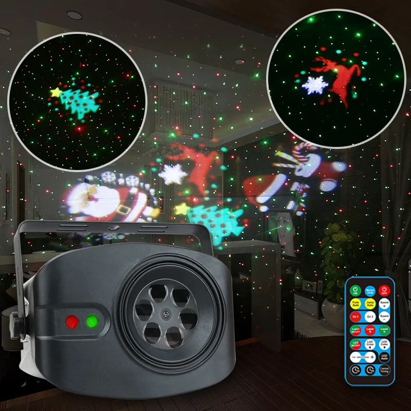 Starry Sky Laser Projection Lamp Christmas Pattern LED Holiday Light Voice Control Disco DJ Headlamp Night Light for Stage KTV
Starry Sky Laser Projection Lamp Christmas Pattern LED Holiday Light Voice Control Disco DJ Headlamp Night Light for Stage KTV