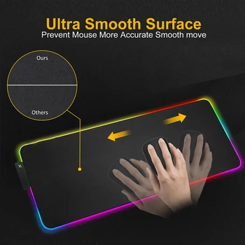 RGB Gaming Mouse Pad Large Mouse Pad Gamer Led Computer Mousepad Big Mouse Mat with Backlight Carpet For keyboard Desk Mat Mause
RGB Gaming Mouse Pad Large Mouse Pad Gamer Led Computer Mousepad Big Mouse Mat with Backlight Carpet For keyboard Desk Mat Mause