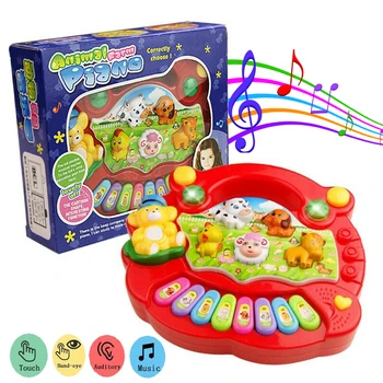 Kids Piano Music Toy Farm Animal Sound Musical Animals Sounding Keyboard Piano Baby Playing Type Musical Instruments Kid Gift
Kids Piano Music Toy Farm Animal Sound Musical Animals Sounding Keyboard Piano Baby Playing Type Musical Instruments Kid Gift