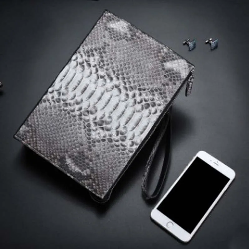 LINSHE import Python skin men Genuine leather Hand bag Hand caught large capacity business large capacity men clutch
LINSHE import Python skin men Genuine leather Hand bag Hand caught large capacity business large capacity men clutch