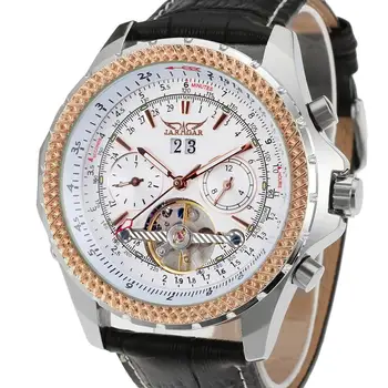 JARAGAR 2020 Tourbillon Watches Men Luxury Brand Auto Mechanical Watch 4 Hands Date/Day Clock Men's Wristwatch Relogio Masculino
JARAGAR 2020 Tourbillon Watches Men Luxury Brand Auto Mechanical Watch 4 Hands Date/Day Clock Men's Wristwatch Relogio Masculino