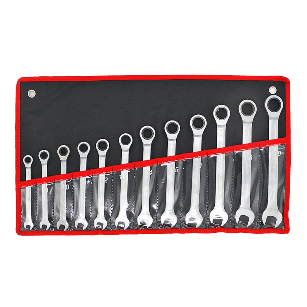 12pcs Ring Car Handle Fixed Head Wrench Set Repair Tools Metric Combination Multifunctional Home Open End Ratchet Auto
12pcs Ring Car Handle Fixed Head Wrench Set Repair Tools Metric Combination Multifunctional Home Open End Ratchet Auto