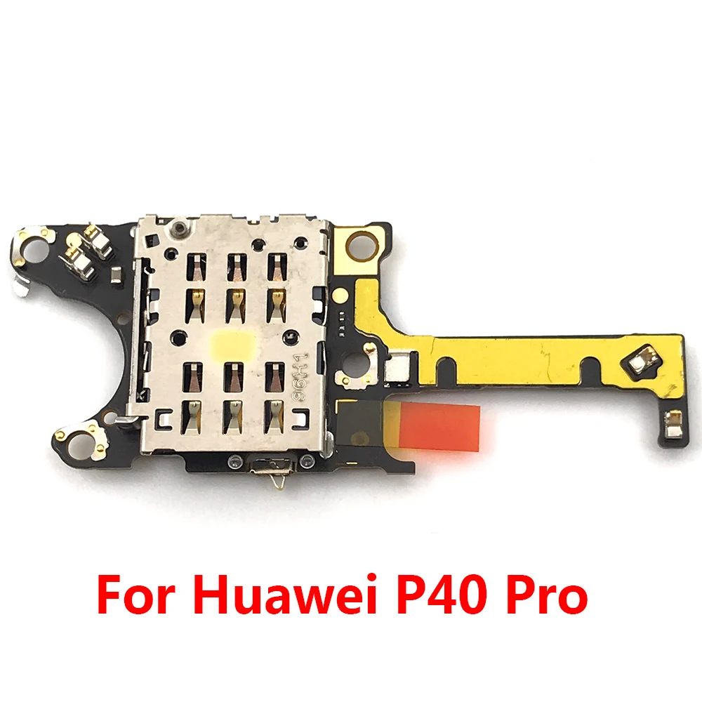 

10Pcs/Lot, SIM Card Reader Holder Connector Slot Flex Cable With Mic Microphone Flex Cable Ribbon For Huawei P40 Pro